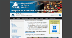 Desktop Screenshot of mdgsoft.com